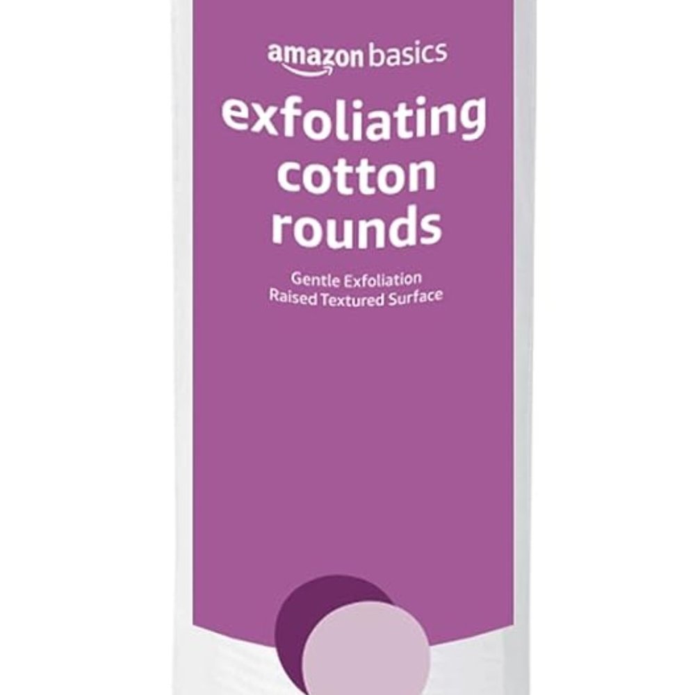 Amazon Basics Exfoliating Cotton Rounds